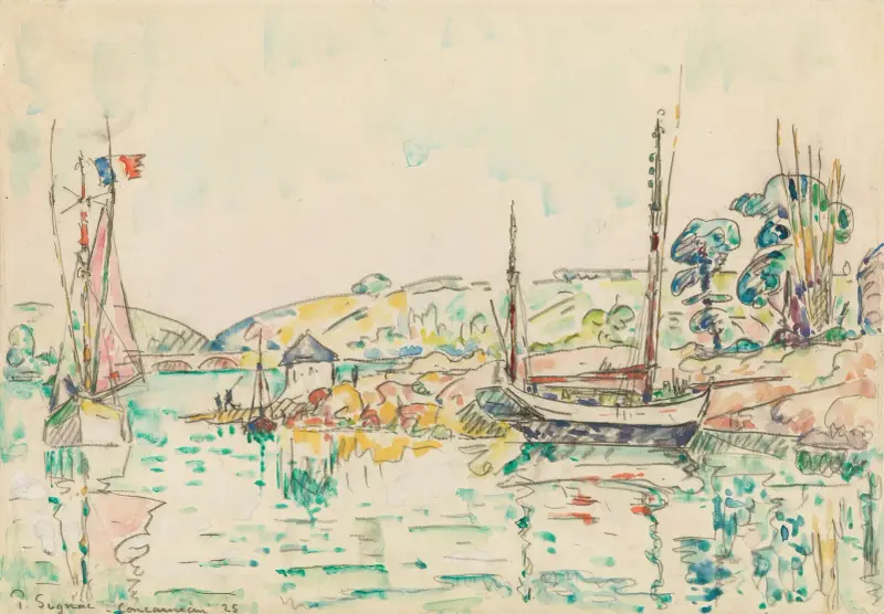 Concarneau, 1925, Paul Signac