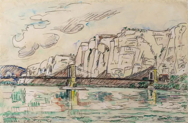 Donzère, die Brücke von Paul Signac