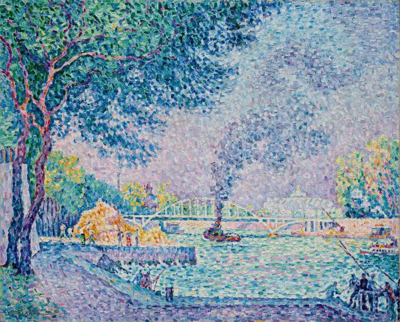 Die Debilly-Passerelle von Paul Signac