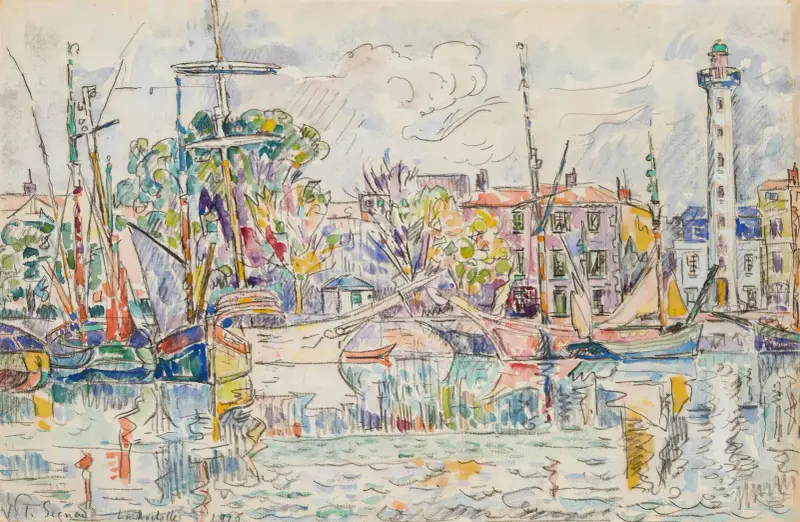 La Rochelle, le phare av Paul Signac