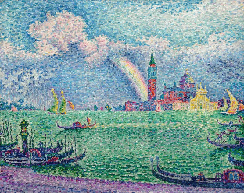 Der Regenbogen (Venedig) von Paul Signac