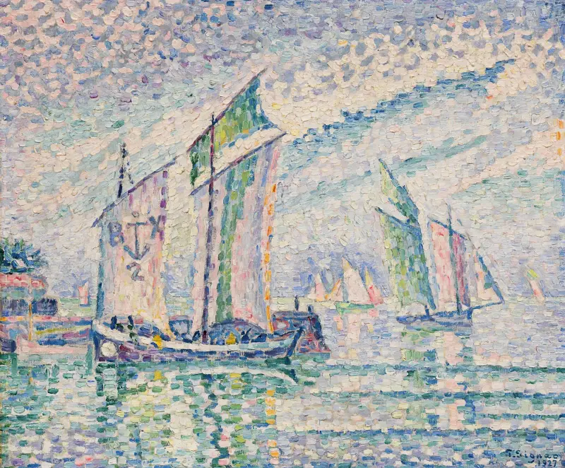 Le Chenal de la Rochelle av Paul Signac