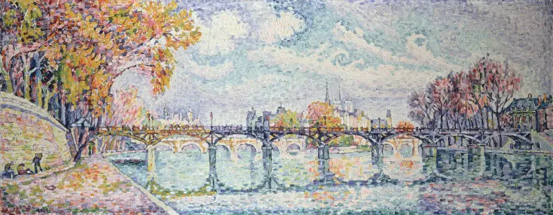 Le pont des Arts av Paul Signac