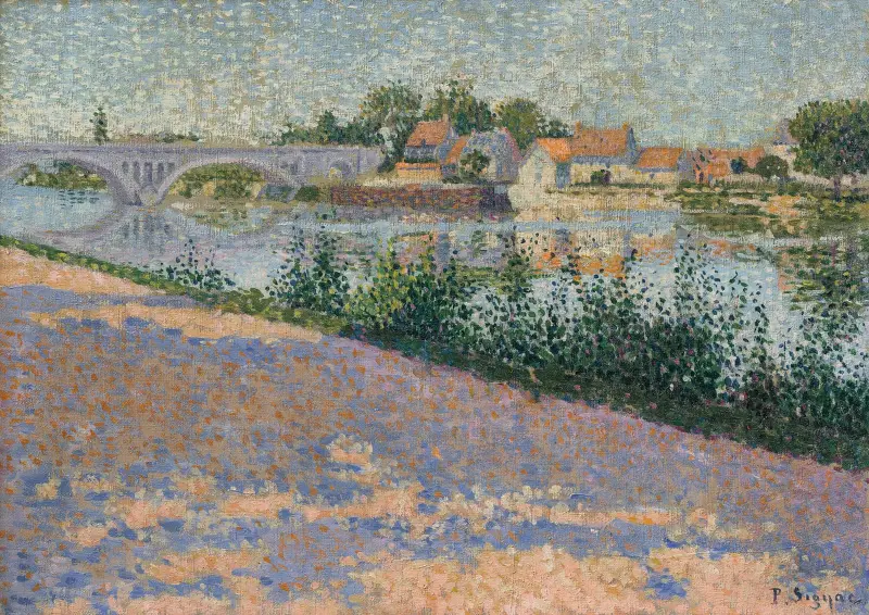 Les Andelys, Port Morin av Paul Signac