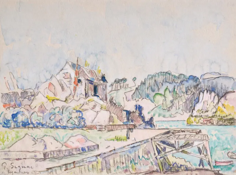Lezardrieux von Paul Signac