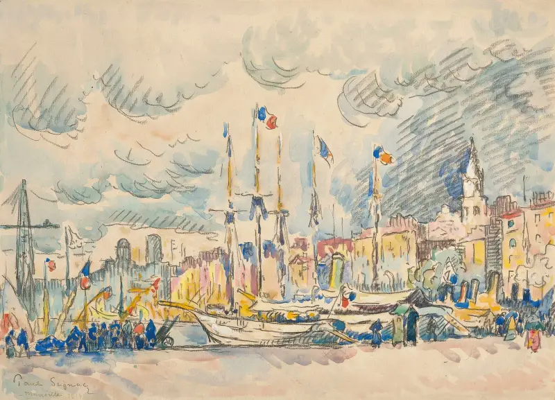Marseille, le quai av Paul Signac