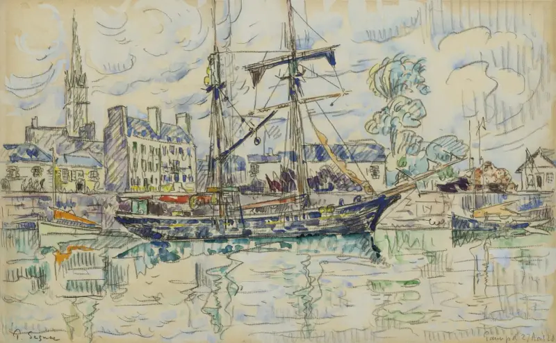 Paimpol, 1928, Paul Signac