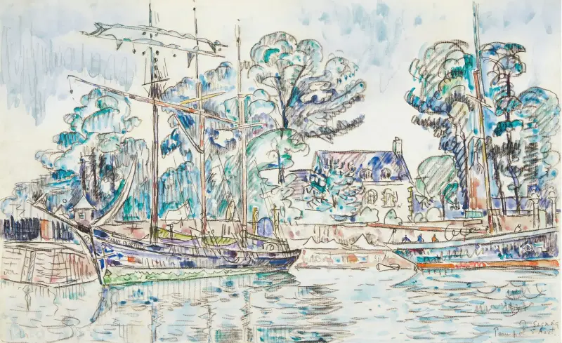 Paimpol, Le Fanny Crossfield av Paul Signac