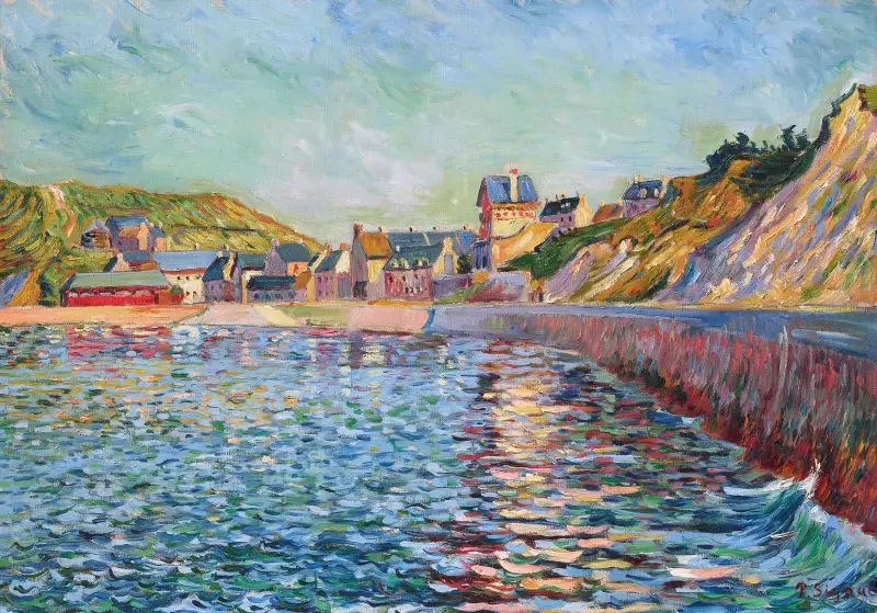 Port-en-Bessin, L’avant-port av Paul Signac