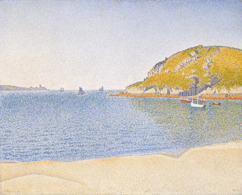Port of Saint-Cast av Paul Signac