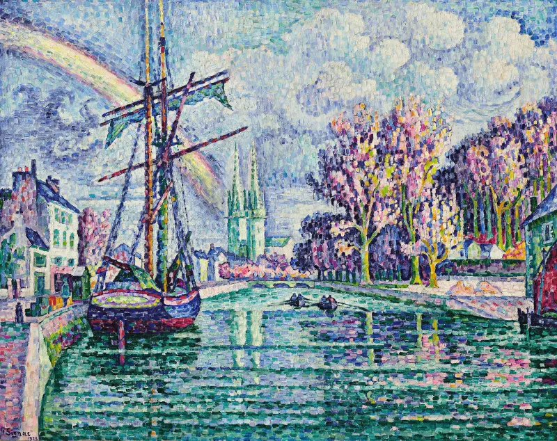 Quimper (Quai de l'Odet), Paul Signac