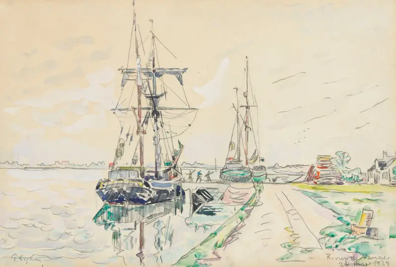 Rivière de Vannes von Paul Signac