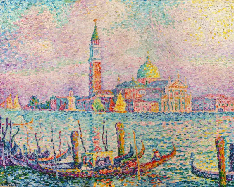 Saint-Georges. Couchant (Venedig) von Paul Signac