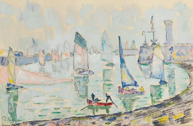 Saint-Gilles Croix-De-Vie av Paul Signac