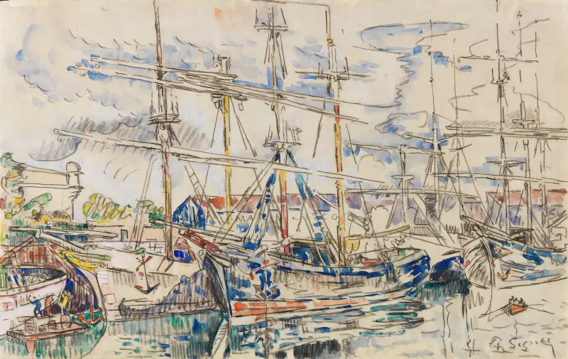 Saint-Malo, Les Terre-Neuvas av Paul Signac