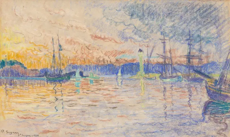 Saint-Tropez, 1901 von Paul Signac