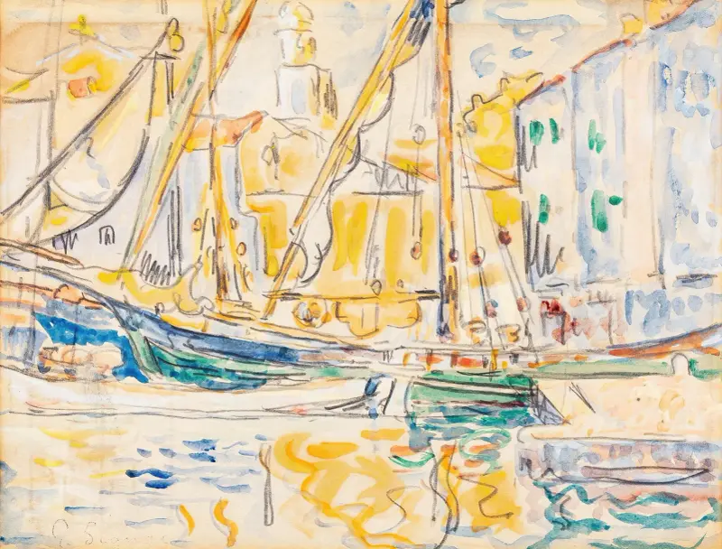 Saint-Tropez, 1895, Paul Signac
