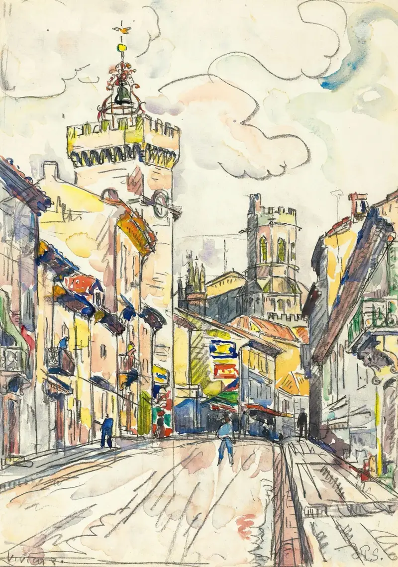 Viviers, 1933 – Nr. 1 von Paul Signac