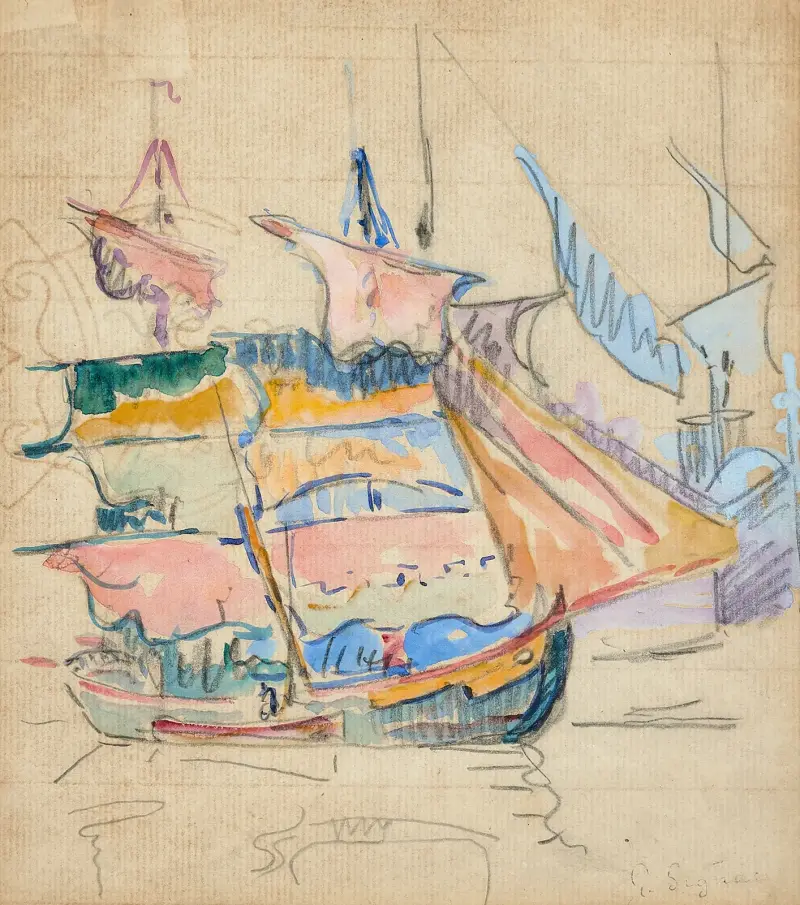 Segelbåtar von Paul Signac