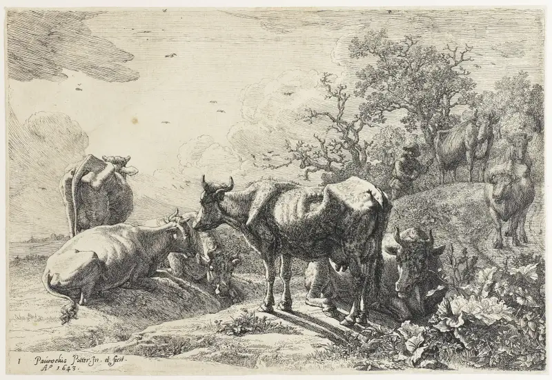 Die Viehhirten von Paulus Potter