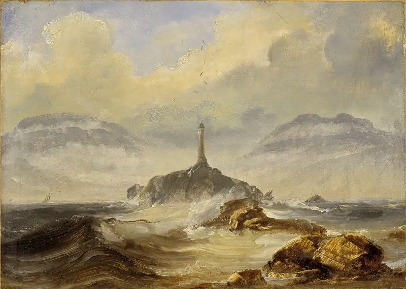 Lighthouse on the Norwegian Coast – nr 1 av Peder Balke