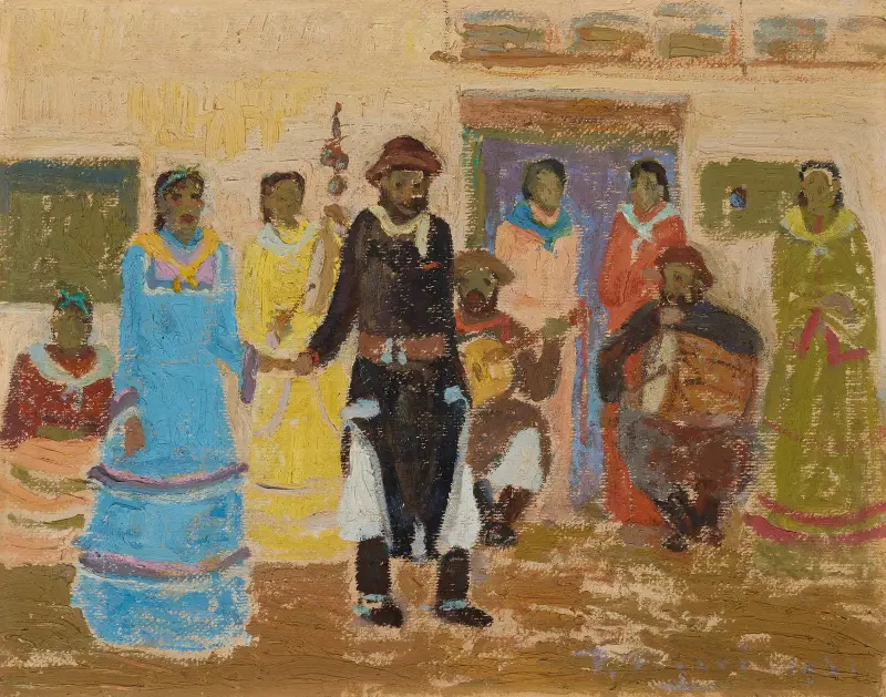 Tanec na dvorku, Pedro Figari