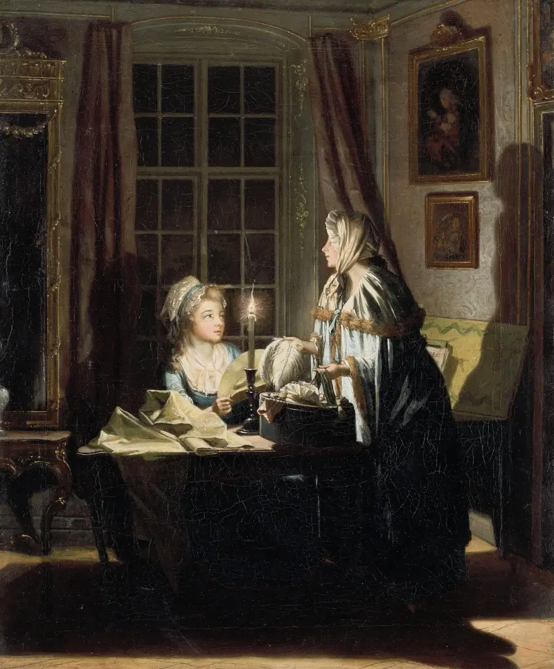 Modistka, Pehr Hilleström