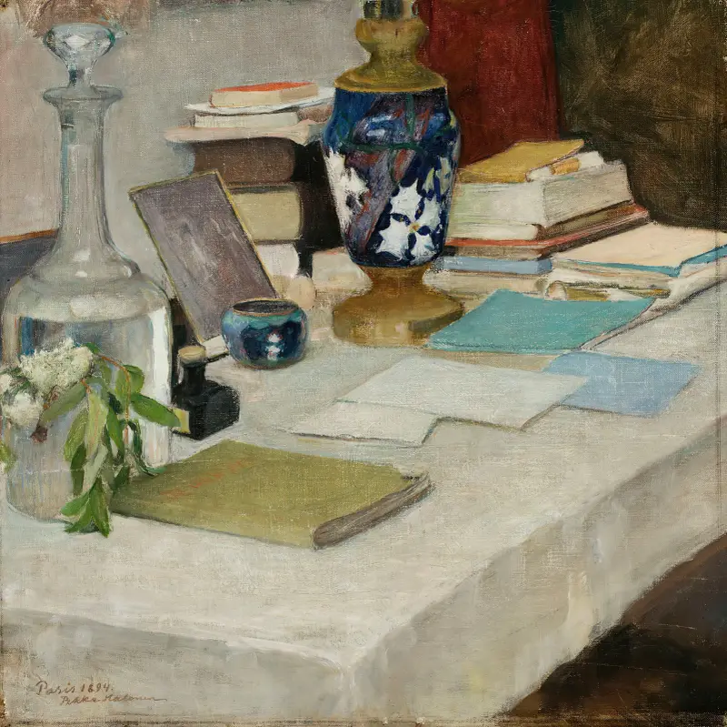 Martwa natura, 1894, Pekka Halonen