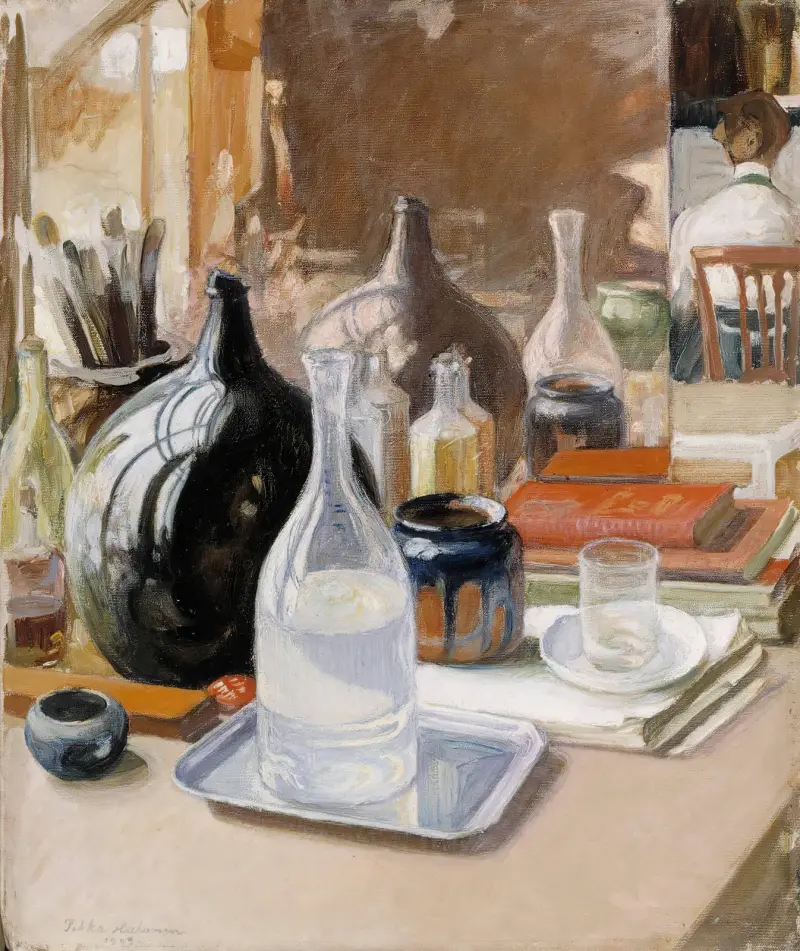 Zátiší, 1909, Pekka Halonen
