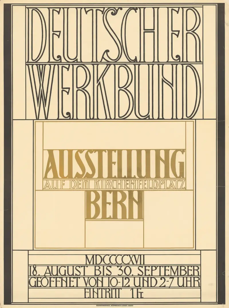 Deutscher Werkbund – Ausstellung Bern av Peter Behrens