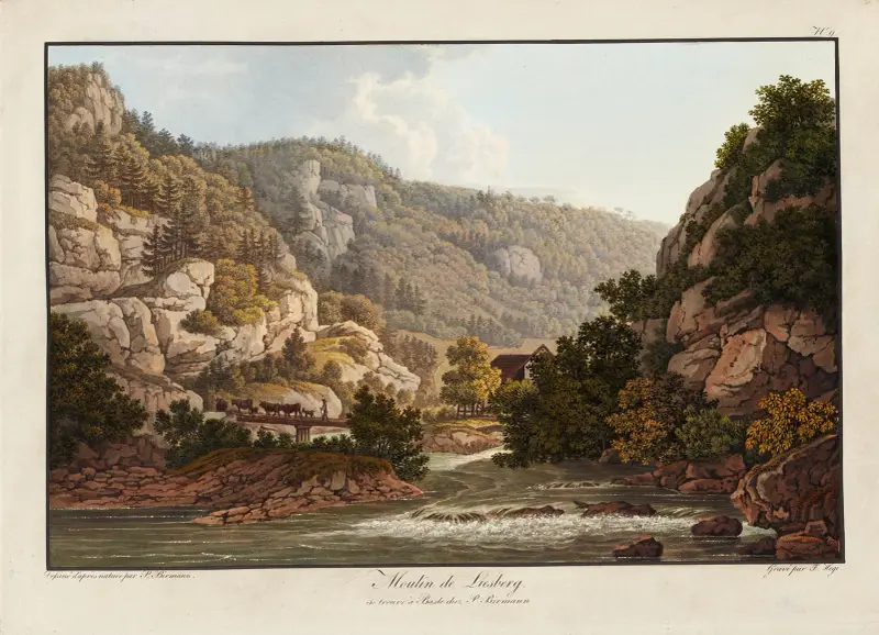 Moulin de Liesberg von Peter Birmann