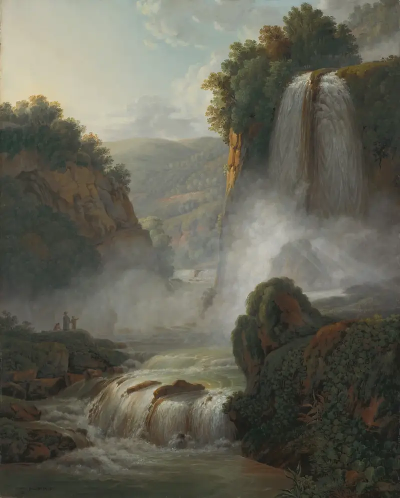 Wasserfall bei Tivoli von Peter Birmann