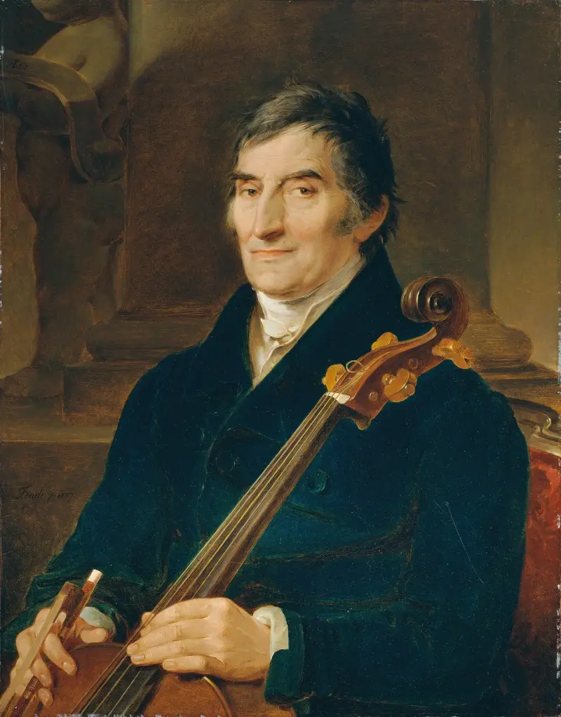 Der Cellist Franz Wödl av Peter Fendi