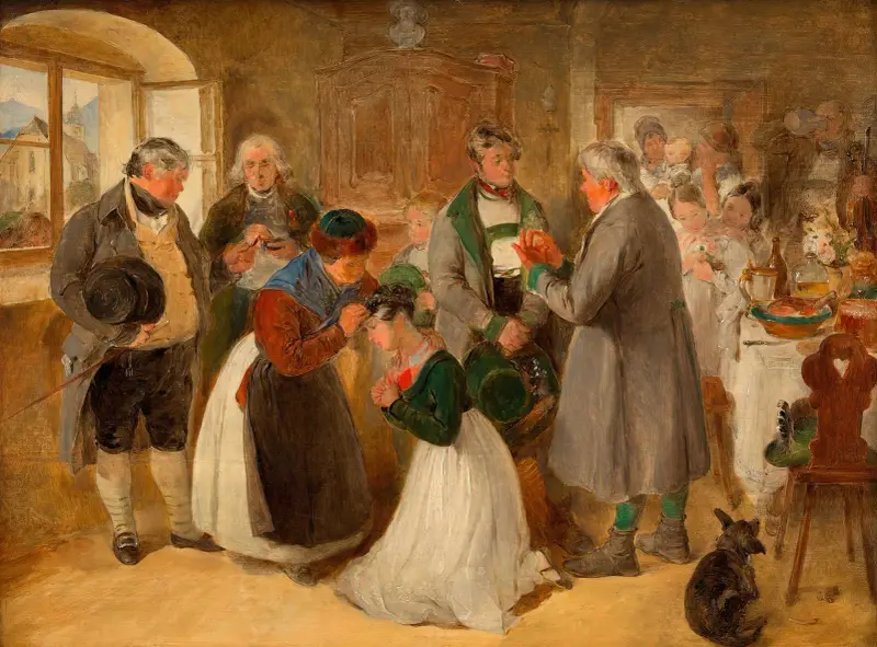 Błogosławieństwo matki, Peter Fendi