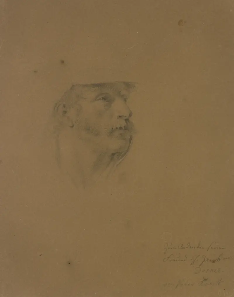 Porträtt av Johann Jakob Dorner, konstnärens vän av Johann Peter Krafft