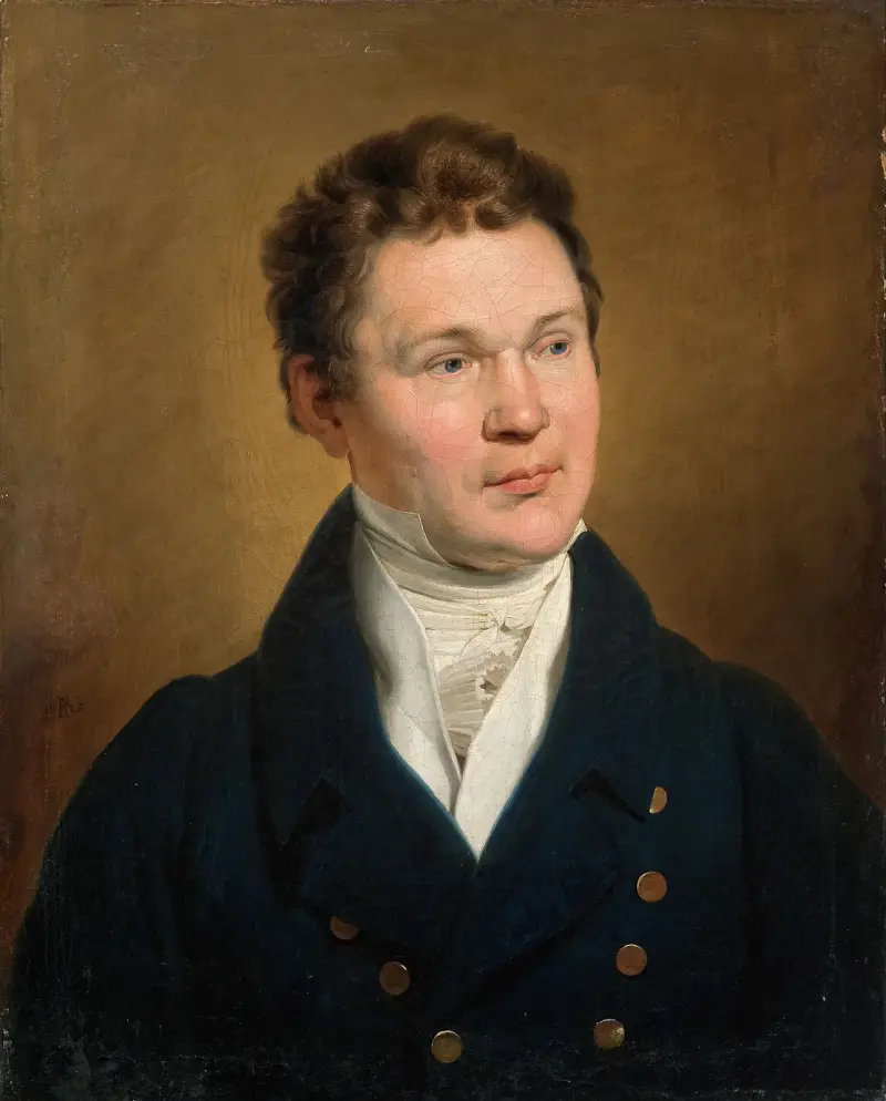 Porträtt av en ung man av Johann Peter Krafft