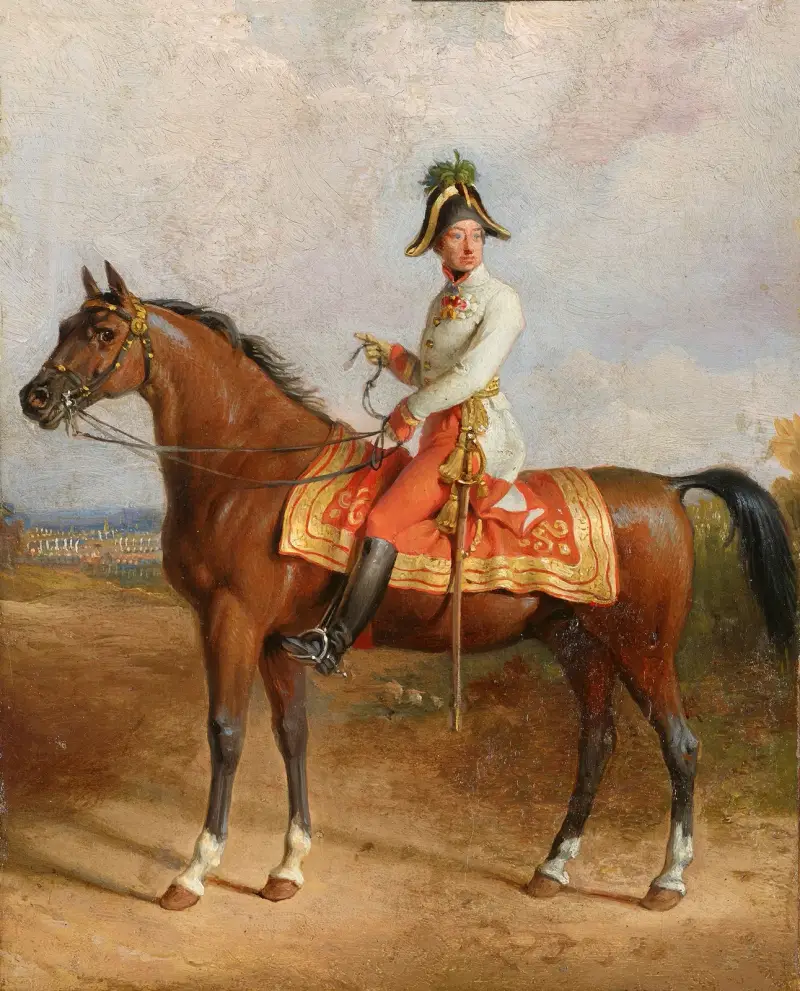 Erzherzog Carl zu Pferd av Johann Peter Krafft