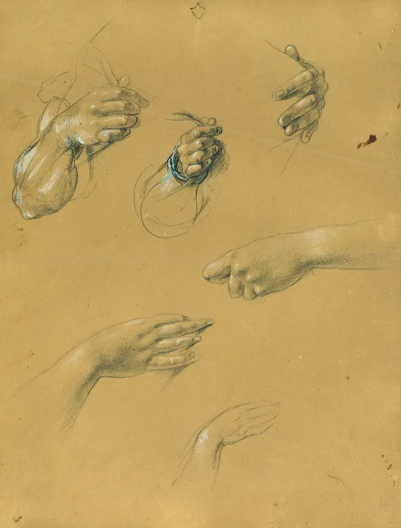 Handstudien, Johann Peter Krafft