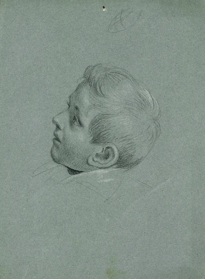 Pojkporträtt av Johann Peter Krafft
