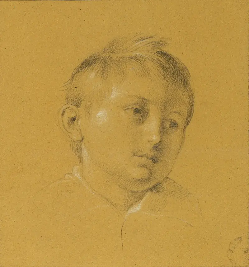 Pojkhuvud av Johann Peter Krafft