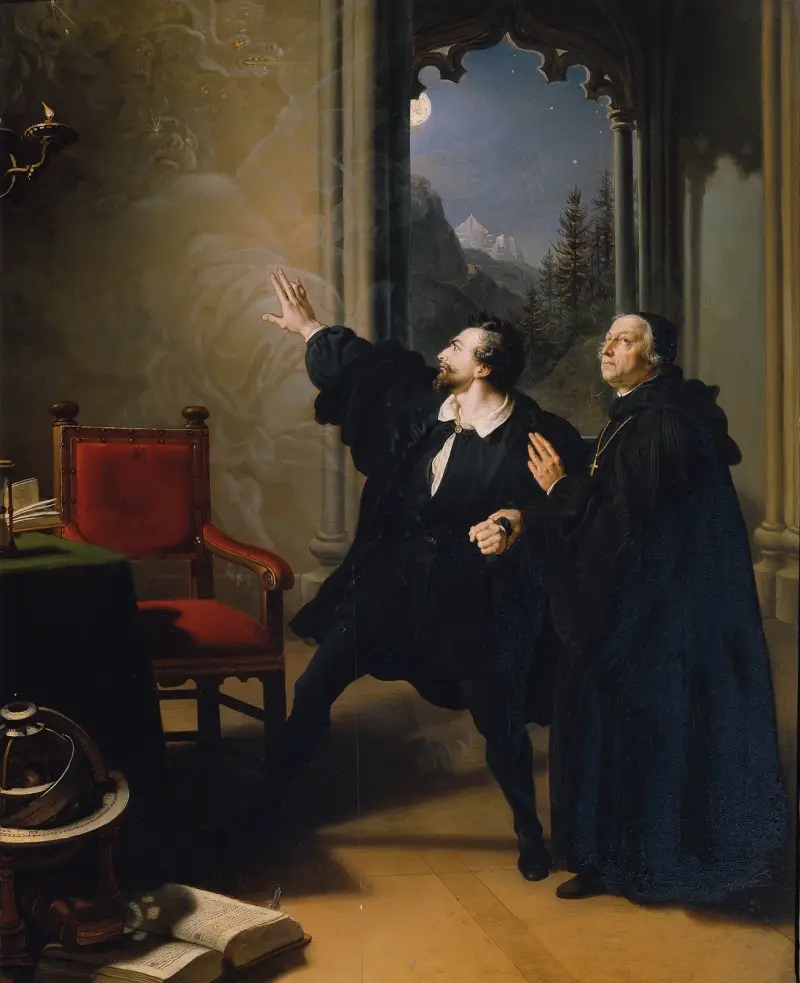 Śmierć Manfreda, Johann Peter Krafft