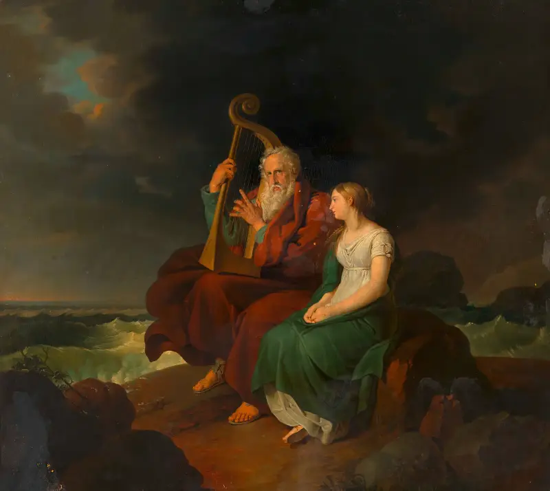 Ossian i Malvina, Johann Peter Krafft