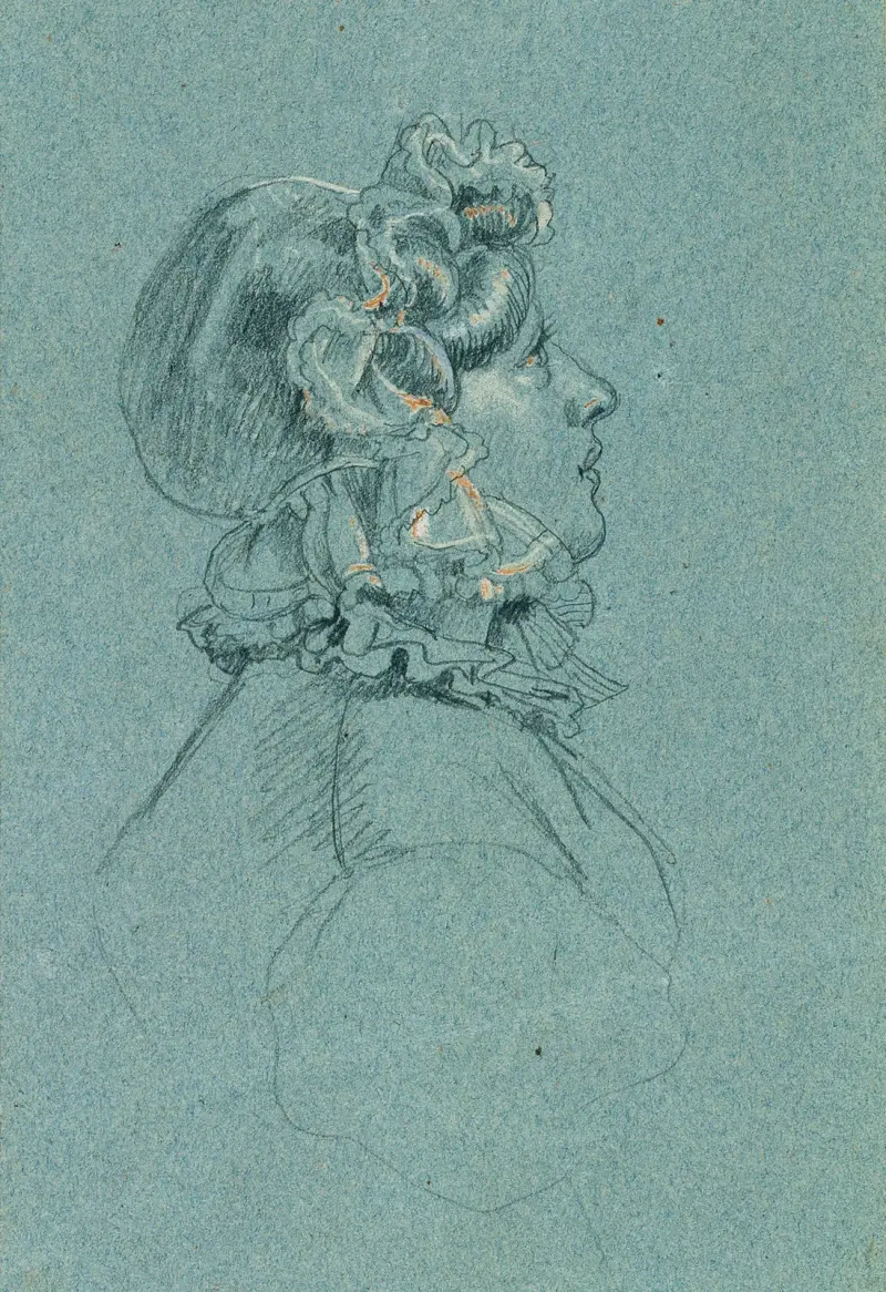 Studie zur 'Rückkehr des Kaisers Franz aus Pressburg' von Johann Peter Krafft