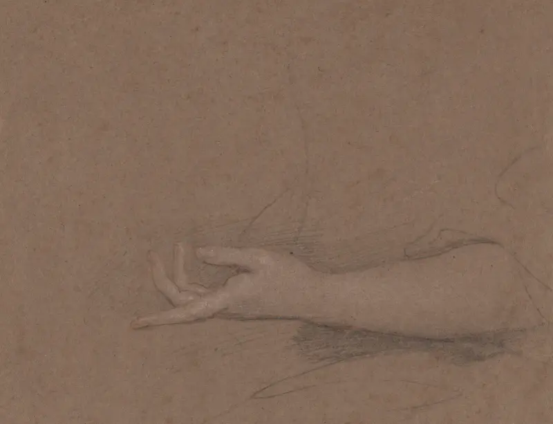 Drawings of Hands – nr 11 av Sir Peter Lely