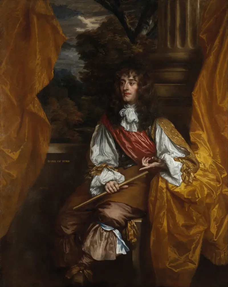 James VII and II, when Duke of York, 1633 – 1701 av Sir Peter Lely