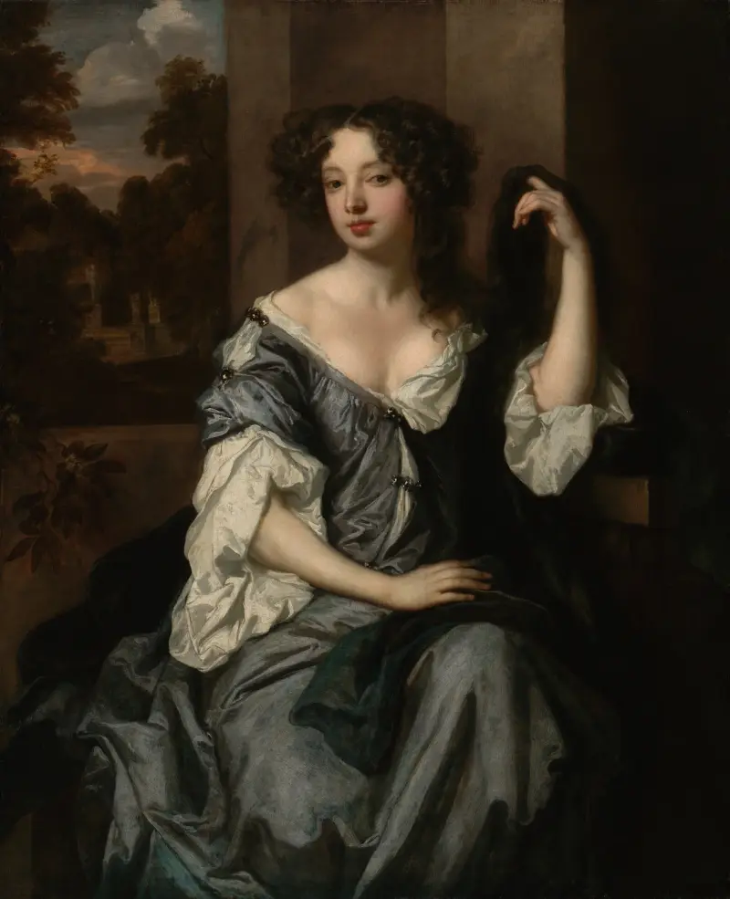 Porträtt av Louise de Kéroualle, hertiginna av Portsmouth av Sir Peter Lely