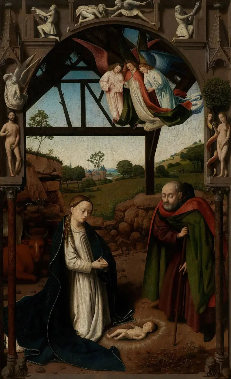 Adoration of the Christ-Child av Petrus Christus