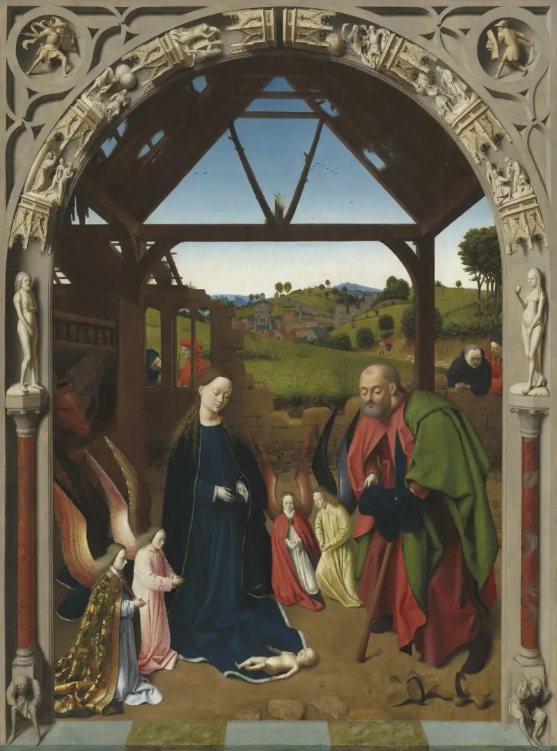 Christi Geburt von Petrus Christus