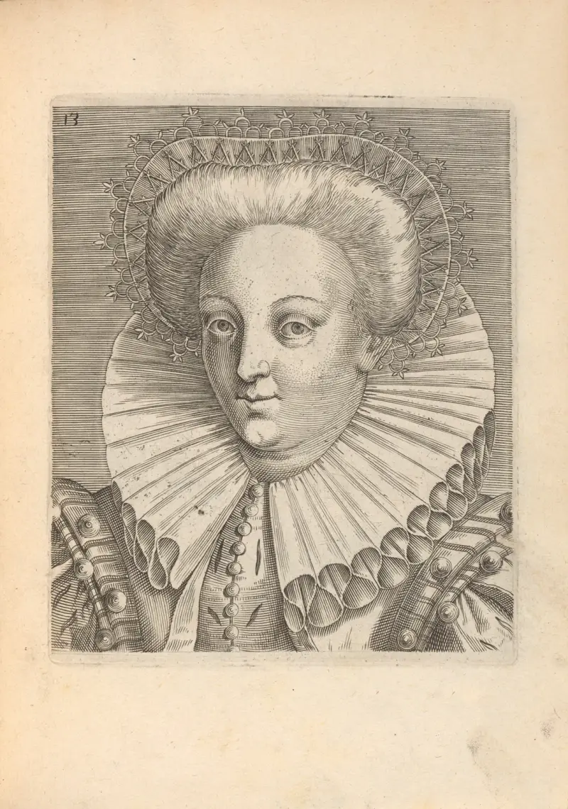 Female, Turned to Left, 1590 – nr 2 av Philip Galle