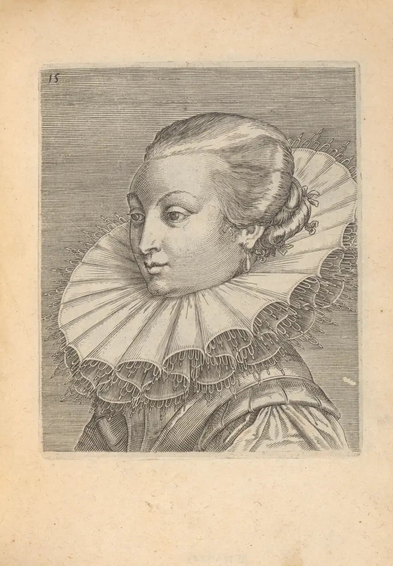 Female, Turned to Left, 1590 – nr 1 av Philip Galle